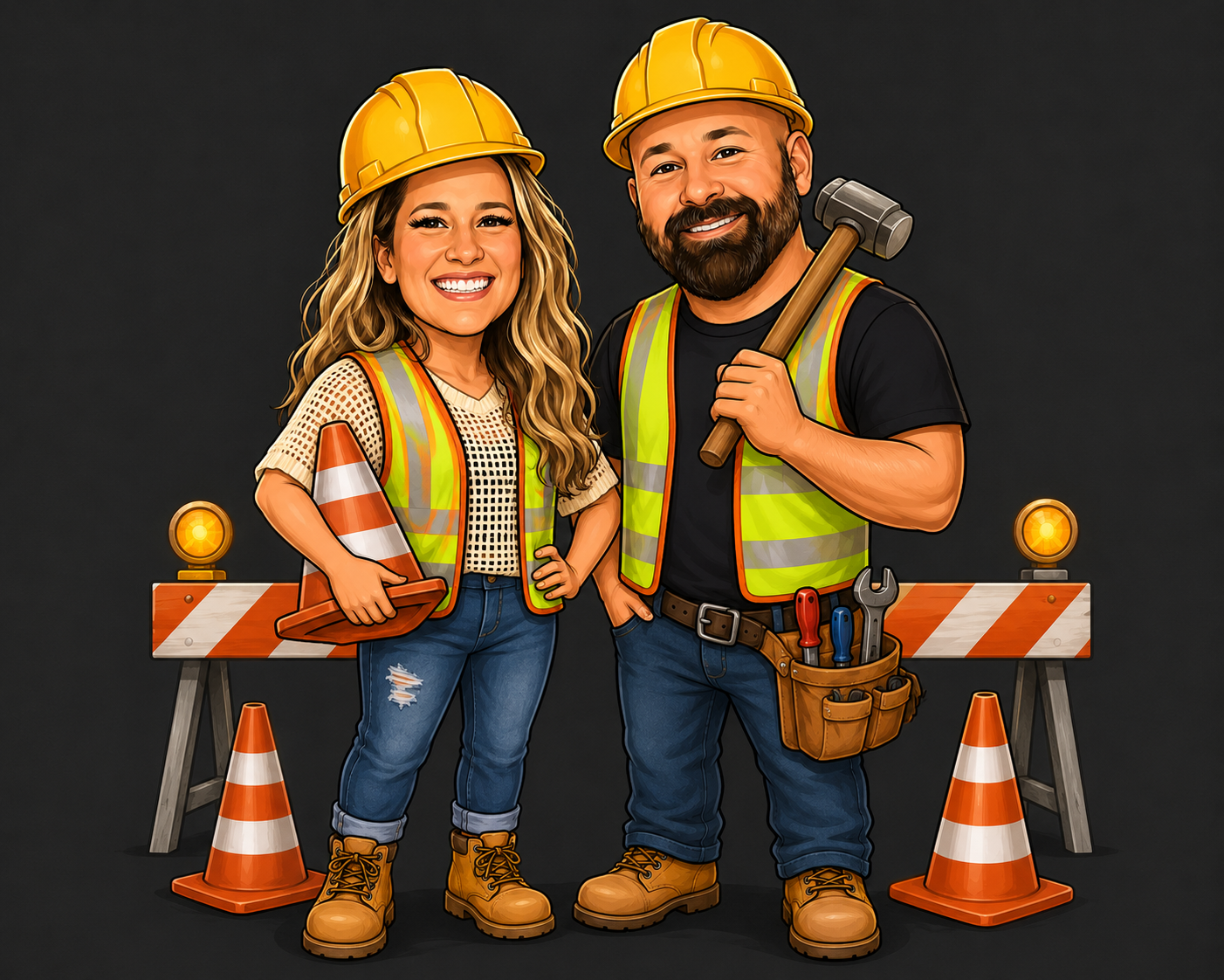 Jim and Kim Under Construction